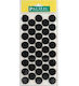 Fetru Protecții Pentru Mobilier Cu Autocolant Pacific Φ-24mm Negru 231-6025#24###