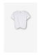 Tiffosi T-shirt Round Neck Short Sleeve Front Tie White