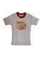 Paramana Maiou pentru copii Mâneca scurta White, red