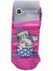 Ciocca Fuchsia Kindersocken Mit Frottee Für Mädchen Mit Silikon-Patschern Kode 3/416a
