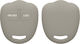 Kwmobile Car Key Case Mitsubishi 2 Buttons Gray Silicone Kwm000008jc004c