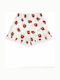 Monnalisa Shorts Frou Frou Weiß Erdbeeren 1174249944