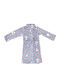 Bonito Kids' Robe Winter Fleece Light Blue Teddy Bear