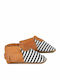 Baby Dutch Soft-Sole Shoes for Babies Nature Stripped Unisex 22 X 16 X 7 Cm