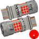 Lamps Car P27/7W Canbus LED Red 12-24V 2pcs
