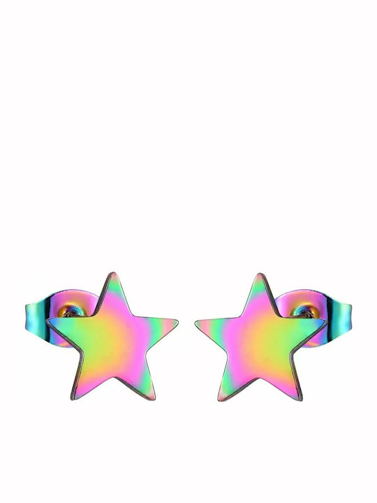 Amalfi Accessories Hypoallergenic Kids Earrings Studs Stars from Steel