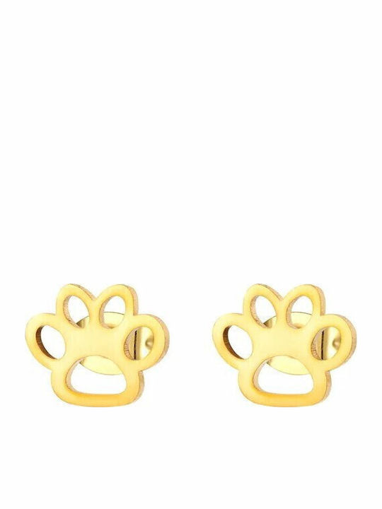 Amalfi Accessories Hypoallergenic Gold Plated Kids Earrings Studs from Steel