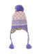 Kids Beanie Knitted Purple