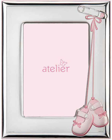 Atelier Сребърна Детска Рамка за Снимки 13x18 За Момиче Ae0904/13r