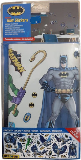 75 Kinder Wandsticker Batman