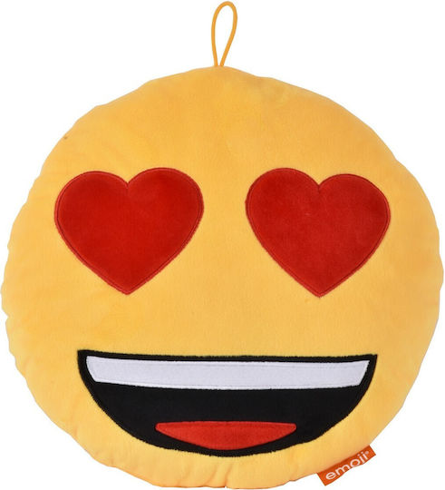 Emoji Heart Eyes Photo Frame Pillow 30x30cm Emoji Heart Eyes Photo Frame Pillow 30x30cm
