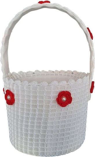 Gestrickter Handgemachter Kinderzimmer-Aufbewahrungskorb 31×20cm