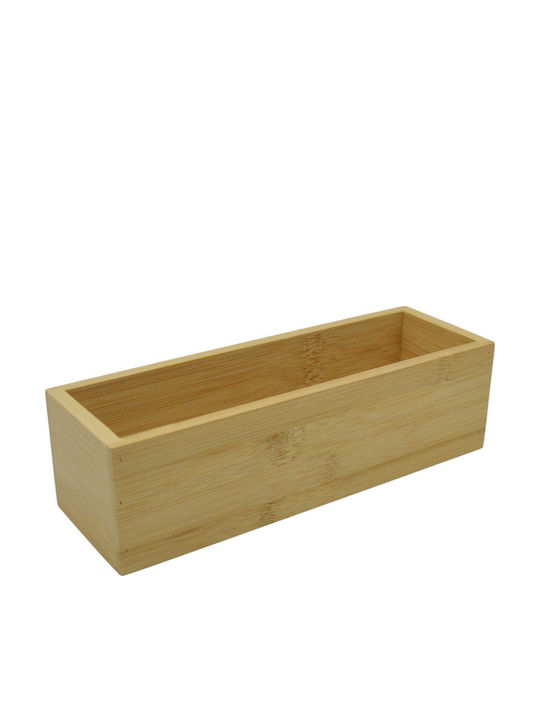 Ankor Hölzernes Aufbewahrungsbox Beige 23x7.5x6.8cm 1Stück
