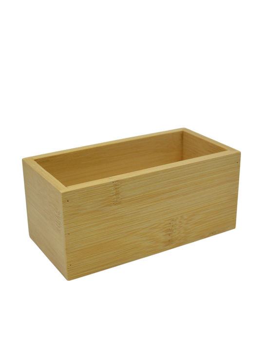 Ankor Hölzernes Aufbewahrungsbox Beige 15x7.5x6.8cm 1Stück