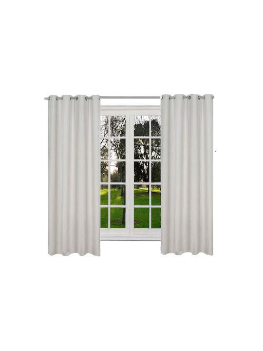 Jemidi24 Perdea de Întunecare cu Capse Gri 140x175cm