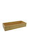 Ankor Lemn Cutie de Depozitare Bej 38x18x6.8cm 1buc