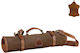 Chef Knife Bag 100% Leather Brown Canvas Olive Dimensions 74x54.5cm