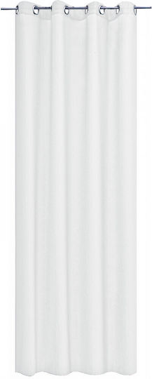 Jemidi24 Curtain Blackout with Grommet White 140x245cm