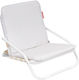 Folding Beach Chair 51x64.5x46cm Beige Eden Flamingueo