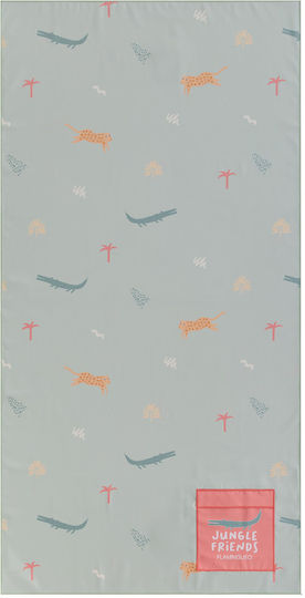 Veraman Kids' Beach Towel Microfiber 75x150cm Alan Flamingueo