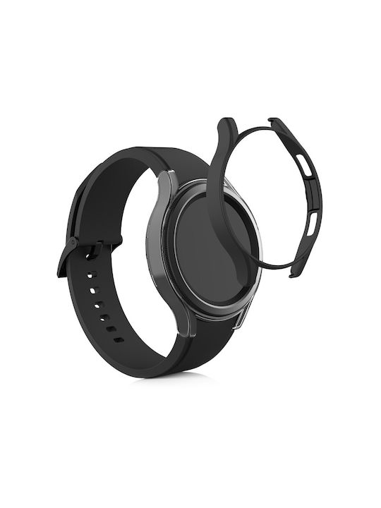 KWmobile Plastikhülle in Schwarz Farbe für Samsung Galaxy Watch 4 Classic (46mm)