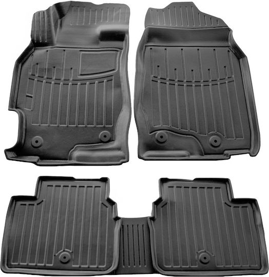 Umbrella Set of Front and Rear Mats 2pcs for Mazda 6 2008-2012 Black