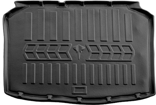 Umbrella Satz Vorder- und Hintermatten 1Stück aus Gummi für Seat Ibiza Ford Kante 2002-2008 Schwarz