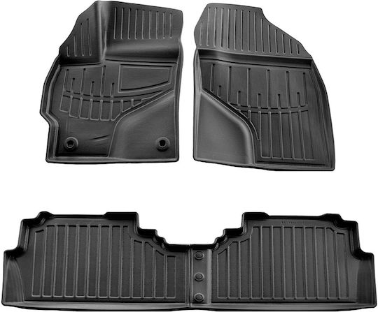 Umbrella Set Covorașe Față și Spate 2buc din Furtun pentru Toyota Prius 2011-2015 Negre