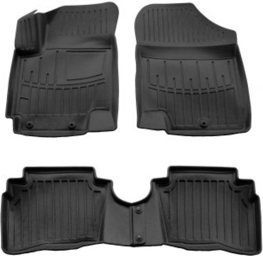 Umbrella Set Covorașe Față și Spate 2buc din Furtun pentru Hyundai i20 2008-2014 Negre