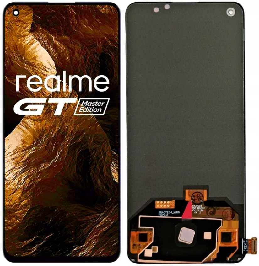 Οθόνη με Μηχανισμό Αφής και Πλαίσιο για REALME GT MASTER EDITION RMX3363 RMX3360 (Μαύρο) | Skroutz.gr