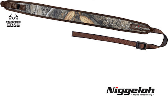 Niggeloh Neopren-Schulterriemen Realtree Edge Gewehrriemen Khakifarbe