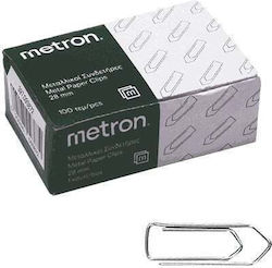 Συνδετήρες Metron 100τεμ Νο2 28mm