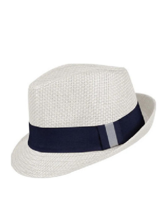Stamion Kinderhut Fedora Strohwit