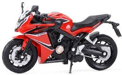 Globo Welly Мотор 2018 Honda Cbr650f Червен Мащ...
