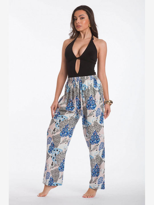 Rima Beachwear Γυναικεία Παντελόνα Παραλίας Λευκό