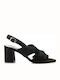 Women's Fabric Platform Shoes Black