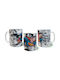 Comics Becher Keramik Gelb 325ml