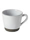 Plano Λευκο Φλυτζάνι Τσαγιού Καπουτσίνο 0,21λτρ Stoneware Costa Nova