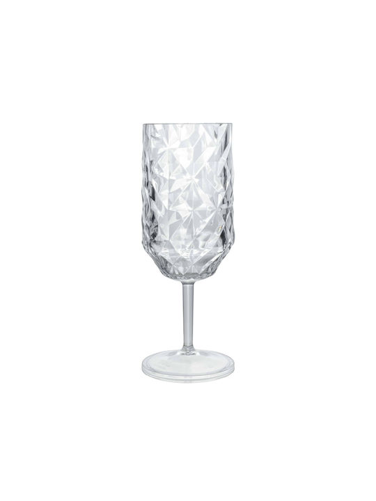 Exclusive Prisma Goblet Κρασιού Cocktal Ποτηρι Polycarbonate 400+ml Clear Rubikap