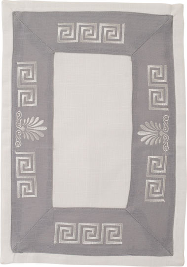 Tischsets Maiandros Leinen Nr.6011 Oliven 33x48cm Polyester 90% Baumwolle 10%