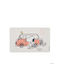 Peanuts Breakfast Plate Snoopy Bus Multicolour Melamine Laminate Length 23.3 X Width 14.3 X Height 0.2 Cm