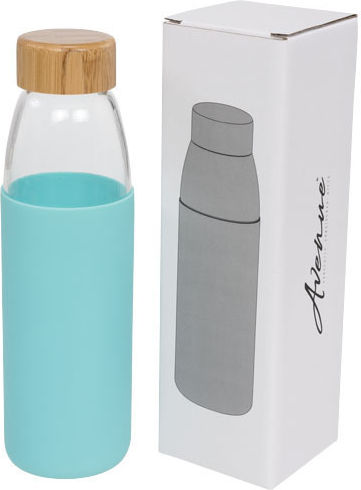 Kai 540 Ml Glass Sport Bottle Wood Lid Mint Kai 540 Ml Glass Sport Bottle Wood Lid Mint