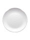 B138 White Round Serving Platter with Melamine Spiral 30.4x4.5cm