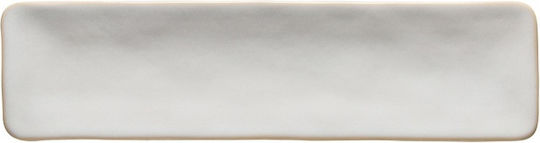 Roda Δισκος Παραλ Μος Λευκος 37x9.6x1.4 Cm Stoneware Costa Nova