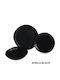 Marva Set de Vase Ceramic Negru 19buc