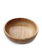 Wooden Art Salad Bowl Wooden Maple 32cm 0111