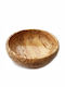 Wooden Art Salad Bowl Wooden Maple 24cm 0107
