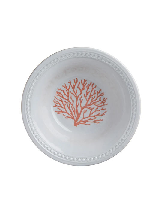 Unbreakable 100% Melamine Serving Bowl with Designs 15 cm Set of 6 Pieces Harmony Coral