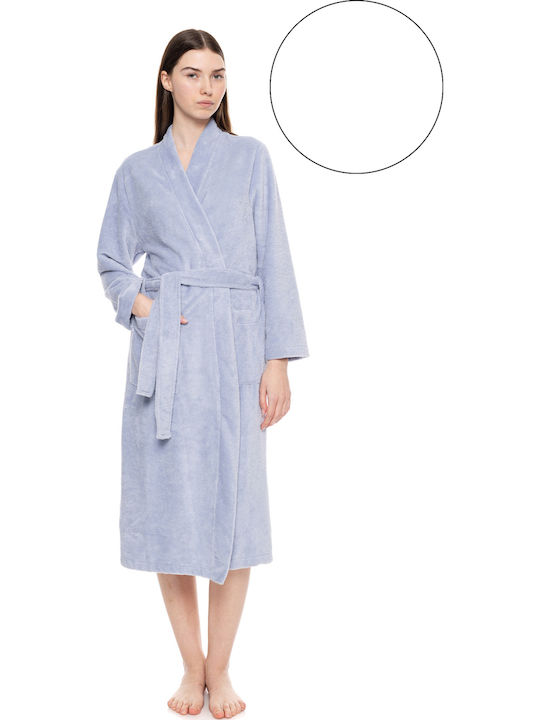 Pink Label Зимна Дамска Халат White