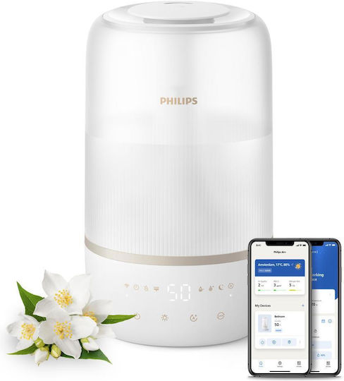 Philips Sky High Mist Καθαριστής Αέρα / Υγραντήρας 19.6W για Χώρους 41m²